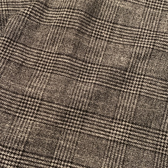 H&M Black Gray Crop Plaid Pants - Picture 5 of 5